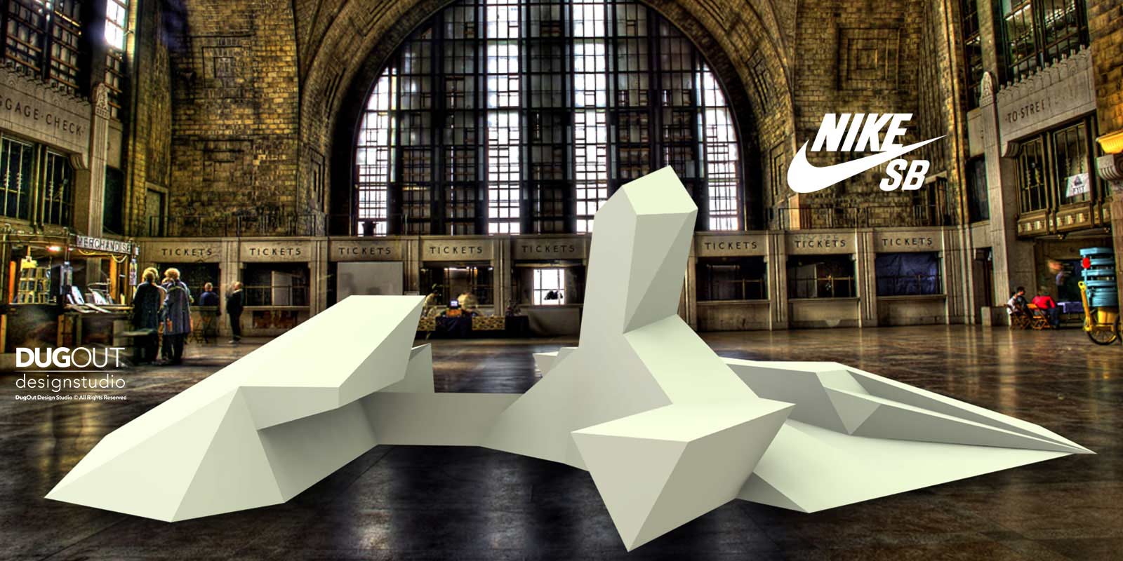 Nike Shot - Skate Sculpture - Action Sports Facility Design