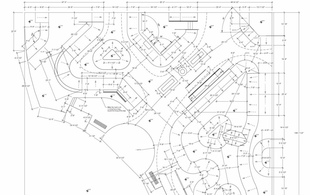 image showing dimensioned drawings