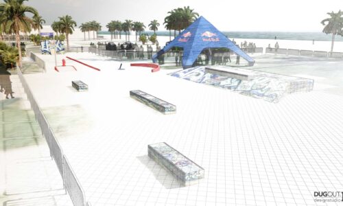 3D Rendering of the RedBull Origin Street Course